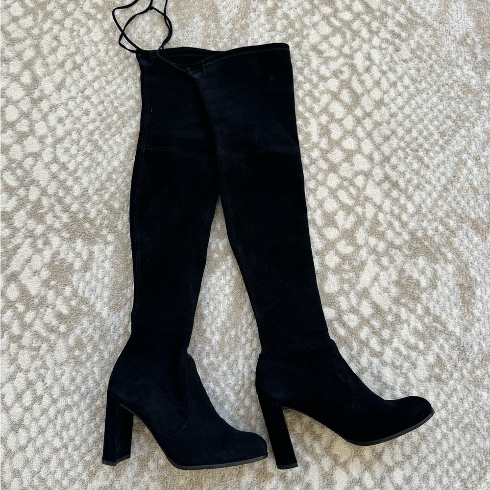 Stuart Weitzman Over the Knee Hiline Boots Size 7.5